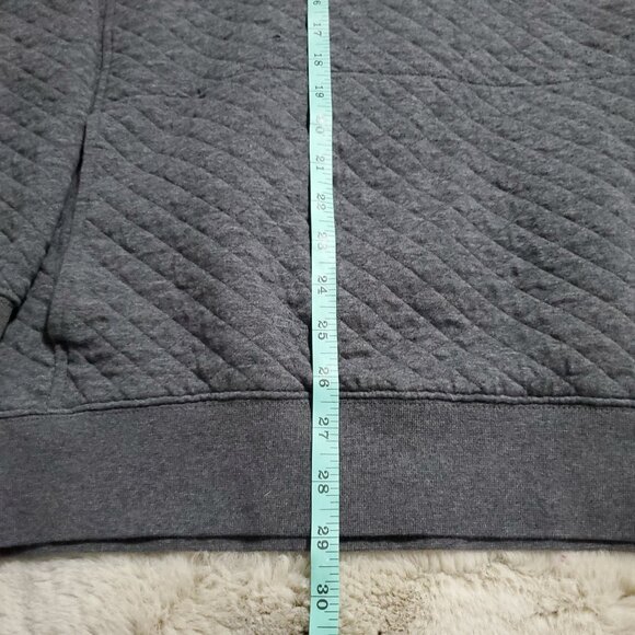 L.L. Bean Quarter Mock Neck Button Quilted Sweater/Jacket Size XXL - Picture 6 of 10